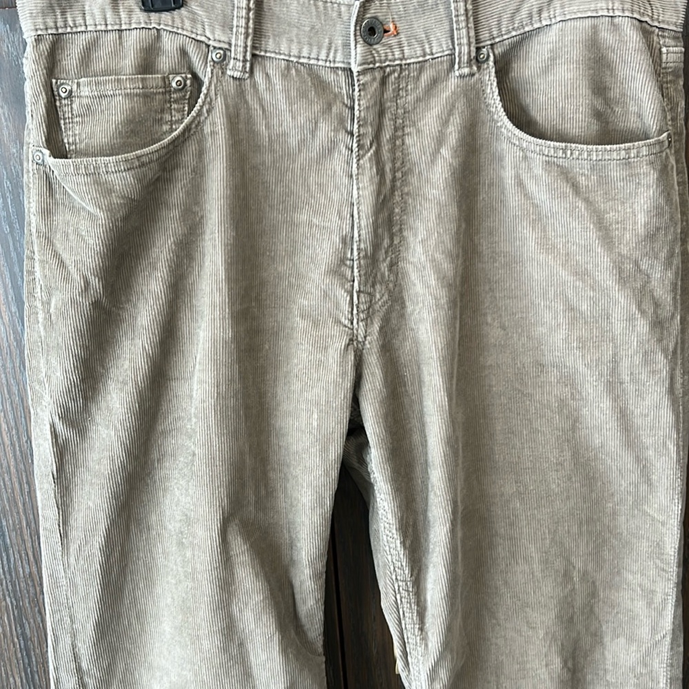 Banana Republic Men’s Corduroy Pants Straight Fit Light Tan 35/32 100% Cotton